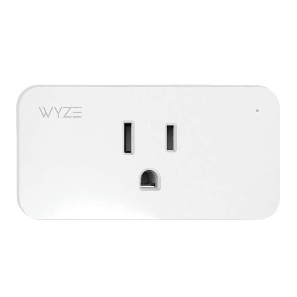 Micro Center Wyze WLPP1CFH Plug Smart Home Plug App Controlled White WLPP1CFH1