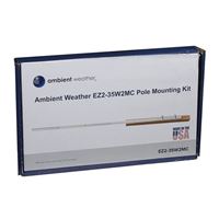 Ambient Weather EZ2-35W2MC Weather Station Pole Mounting Kit