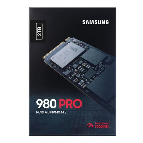 Samsung 980 Pro SSD 2TB M.2 NVMe Interface PCIe Gen 4x4 Internal Solid  State Drive with V-NAND 3 bit MLC Technology - Micro Center