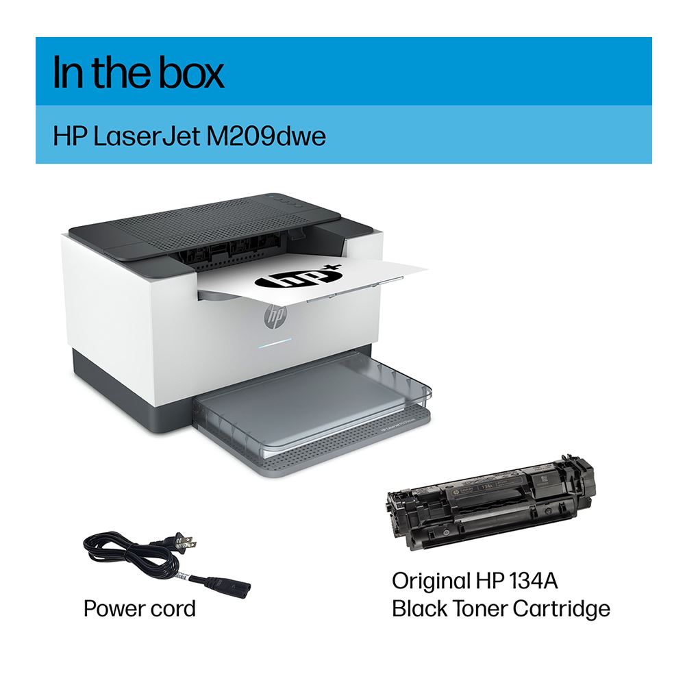 Micro Center - HP LaserJet M209dwe Printer 6GW62E#BGJ