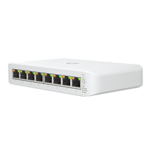 Ubiquiti Networks UniFi Switch Lite 8 PoE 8-Port Gigabit Switch with 4 PoE+  802.3at Ports (USW-Lite-8-PoE) - Micro Center