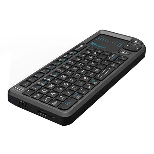 Riitek Rii X1 2.4G Mini Wireless Keyboard with Touchpad Mouse, Lightweight Portable Wireless Controller with USB - Micro Center