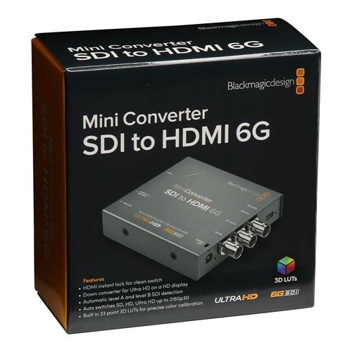 SALE大得価 Blackmagic Mini Converter SDI to HDMI 6G Vm9p8