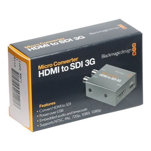 forlade Fortrolig harpun Blackmagic Design Micro Converter HDMI to SDI 3G - Micro Center