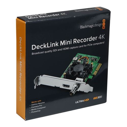 Blackmagic Design DeckLink Mini Recorder 4K BDLKMINIREC4K - Micro 