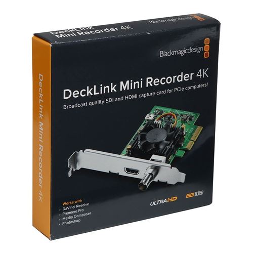 Blackmagic Design DeckLink Mini Recorder 4K BDLKMINIREC4K - Micro Center