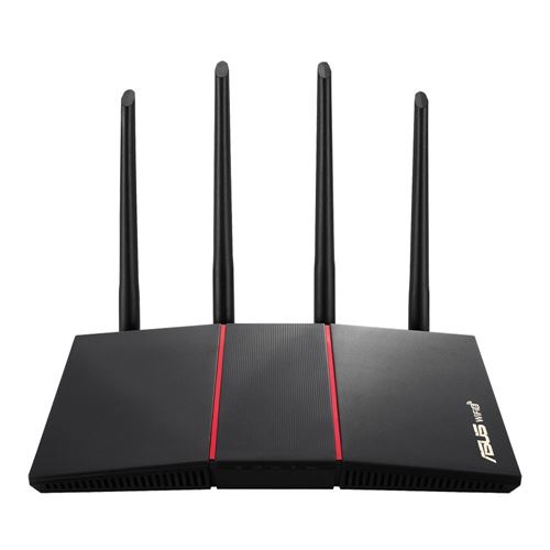Aprendizaje Maquinilla de afeitar fiabilidad ASUS AX1800 Dual Band WiFi 6 (802.11ax) Router; Supporting MUMIMO and OFDMA  technology; AiProtection Classic Network - Micro Center