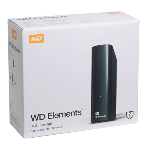 WD 12TB Elements Desktop Hard Drive HDD, USB 3.0, Compatible with 