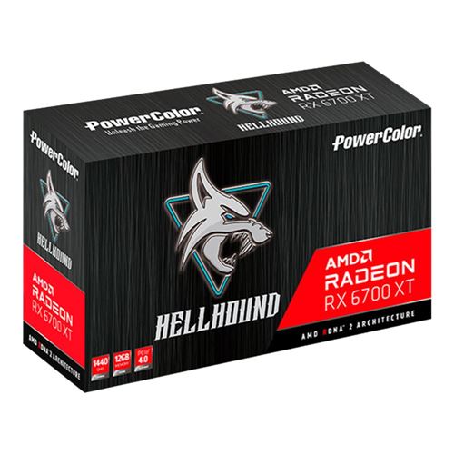 PowerColor AMD Radeon RX 6700 XT Hellhound Triple-Fan 12GB GDDR6