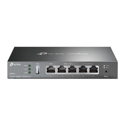 to manage mash commentator TP-LINK TL-R605 SafeStream Gigabit Multi-WAN VPN RouterUp to 4 GB Wan  Ports; SPI Firewall SB Router; Omada SDN Integrated, - Micro Center