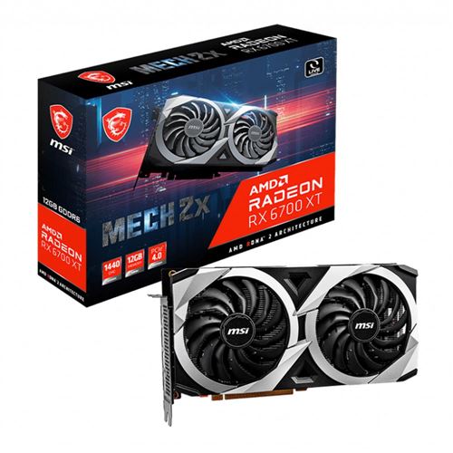 MSI AMD Radeon RX 6700 XT MECH 2X Dual-Fan 12GB GDDR6 PCIe 4.0