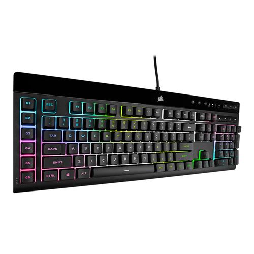 Corsair RGB XT Gaming Keyboard, Backlit RGB LED, Black Micro Center