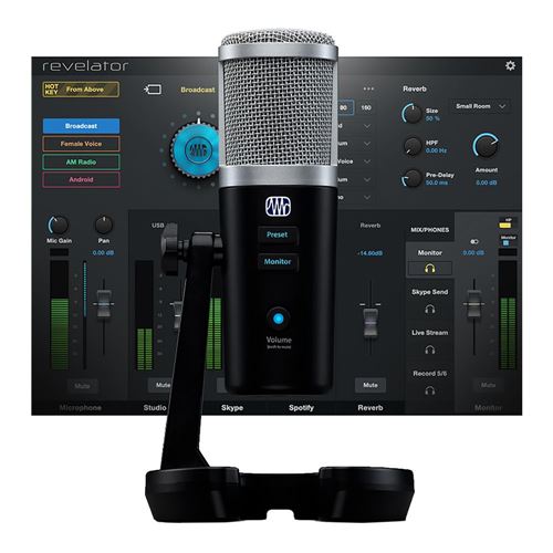 Smith-Victor Studio Podcast System with LED Ring Light, Mic, Boom Stand,  and Headphones - Micro Center