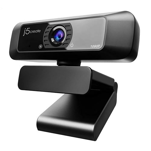 Hvilken en akademisk gift j5create USB Streaming Webcam - 1080P HD with 360° Rotation, High Fidelity  Microphone, Plug and Play for PC/ Mac/ Laptop/ - Micro Center