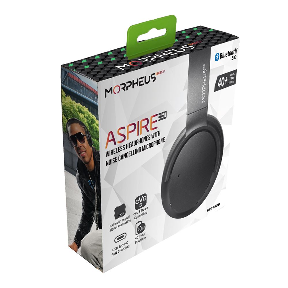 Morpheus 360 Aspire HP7750B Bluetooth Wireless Headphones with Noise