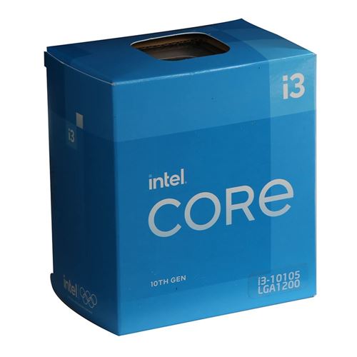 Intel Core i3-10105 Comet Lake 3.7GHz Quad-Core LGA 1200 Boxed 