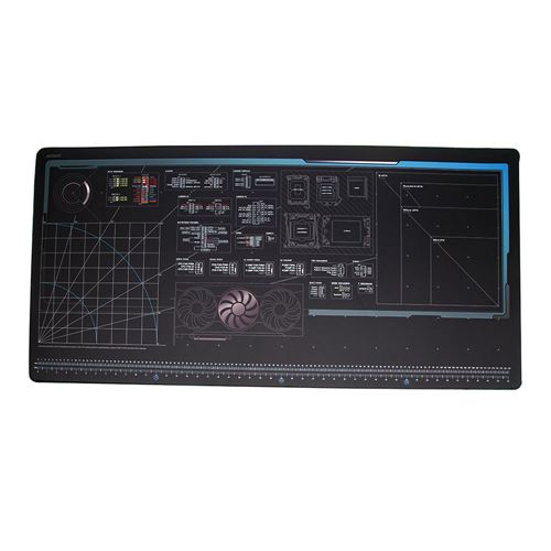 Inland Gaming Mouse Pad 3XL 4mm, Gaming Surface, Large Stitched