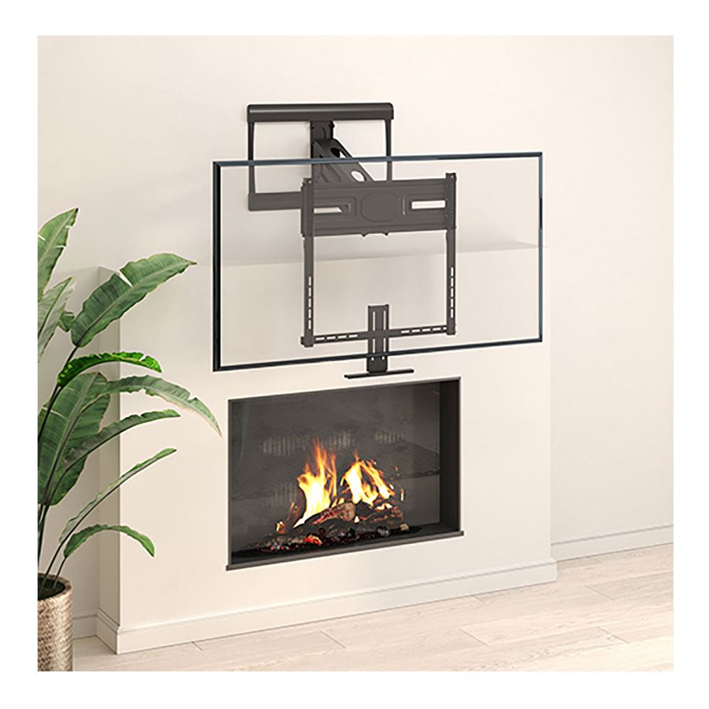 Inland Pull Down Fireplace TV Mount for 47 - 70" TVs - Micro Center