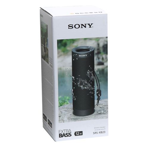 Sony SRS-XB23/B XB23 EXTRA BASS Portable Bluetooth Speaker Black