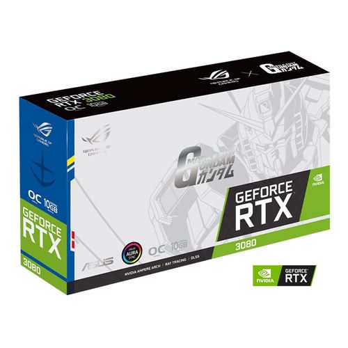 ASUS NVIDIA GeForce RTX 3080 ROG Strix Gundam Edition Overclocked 