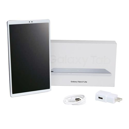 Samsung Galaxy Tab A7 Lite - Silver; 8.7 1340 x 800 TFT Display; MediaTek  MT8768T Helio P22T 2.3GHz + 1.8GHz Octa-Core - Micro Center