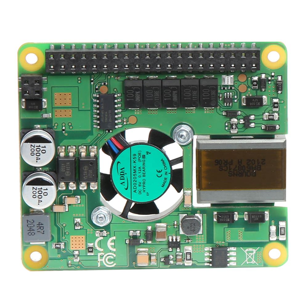Micro Center Raspberry Pi 5 Micro Center - Raspberry Pi PoE HAT+ SC0468