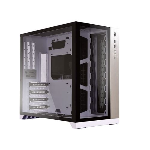 LIAN LI O11D Dynamic EVO Tempered SECC ATX Full Tower Computer Case Black, White, Grey