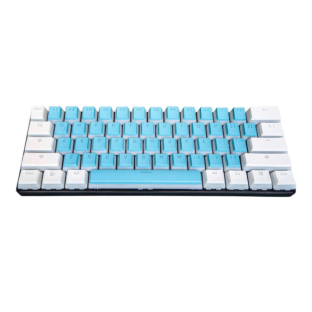 Micro Center - Saba Keys PBT Pudding Keycaps - Frost Reverse RFRO