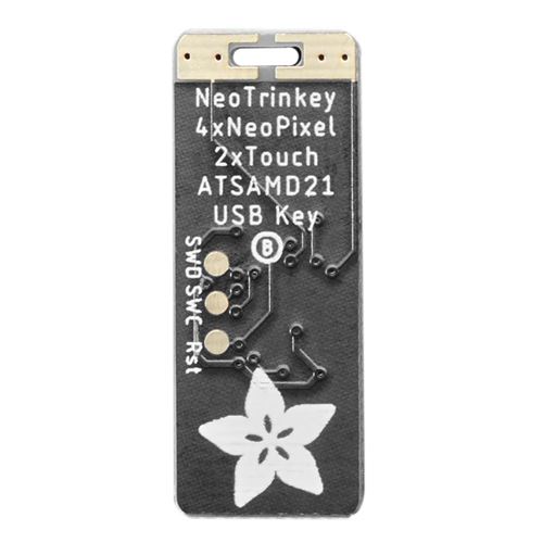 Adafruit Neo Trinkey - SAMD21 USB Key with 4 NeoPixels : ID 4870