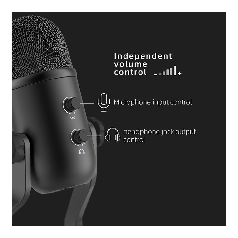 FiFine USB Condenser Podcast Microphone for Recording Streaming on PC