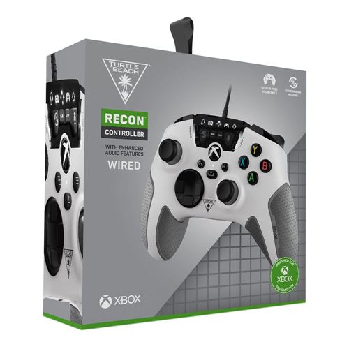 & - Xbox Series - Wired Xbox X/S Micro Game One for White Recon Center Turtle Beach Controller