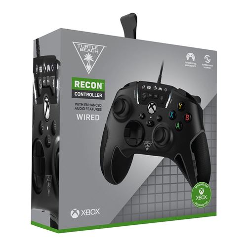 & Black Wired for Controller Beach Xbox – X/S One Xbox Recon Series Micro - Game Turtle Center