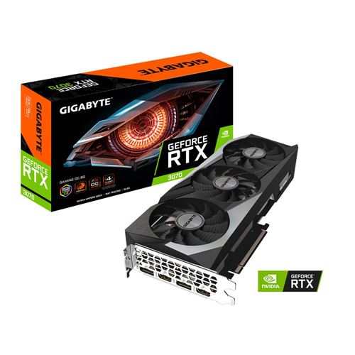 Gigabyte NVIDIA GeForce RTX 3070 Gaming LHR Overclocked Triple-Fan