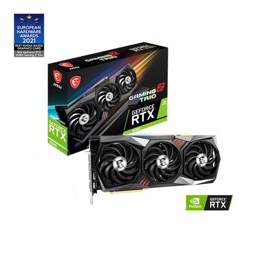 MSI NVIDIA GeForce RTX 3080 Gaming Z Trio LHR Triple-Fan 10GB