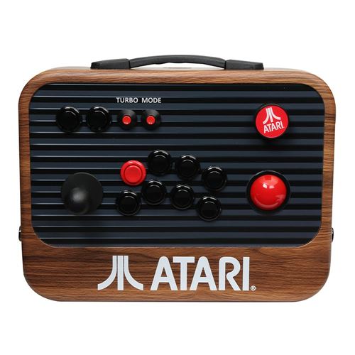 Atari Single Player USB Fightstick - Plug and Play; Compatible