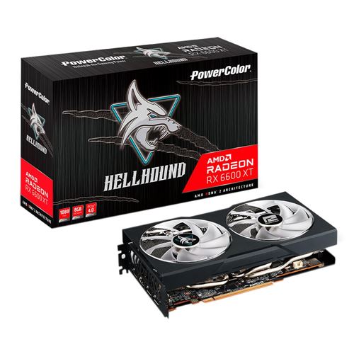 PowerColor AMD Radeon RX 6600 XT Hellhound Overclocked Dual-Fan