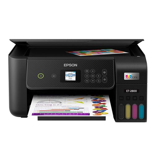 psykologisk pendul Misforstå Epson EcoTank ET-2800 Wireless Color All-in-One Cartridge-Free Supertank  Printer with Scan and Copy - Micro Center
