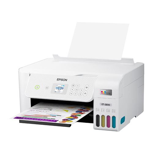 Epson EcoTank ET-3850 Wireless Color All-in-One Cartridge-Free Supertank  Printer with Scanner, Copier, ADF and Ethernet - Micro Center