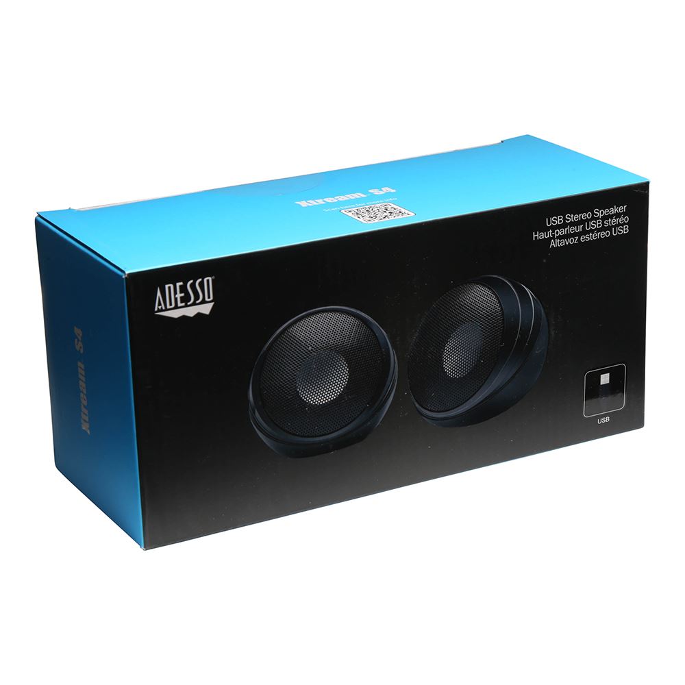 Adesso Xtream S4 USBPowered Desktop Speakers Micro Center