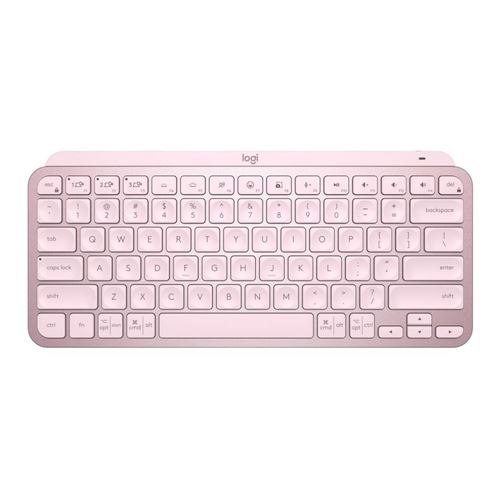Articulation Cafe Association Logitech MX Keys Mini Wireless Keyboard - Rose - Micro Center