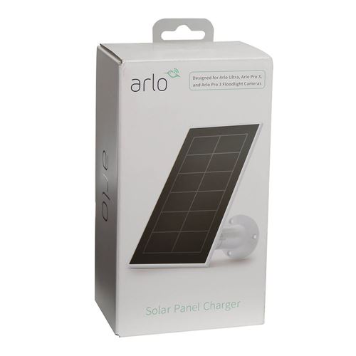 Panel Charger for Arlo Ultra, Ultra 2, Pro 3, Pro 4 and Pro Floodlight Cameras - White - Micro Center
