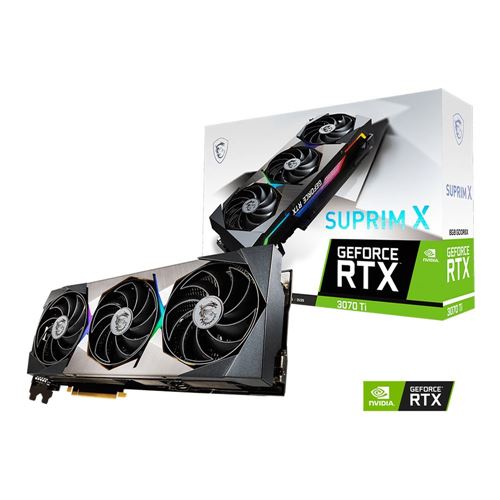MSI NVIDIA GeForce RTX 3070 Ti Suprim X Overclocked Triple-Fan 8GB 