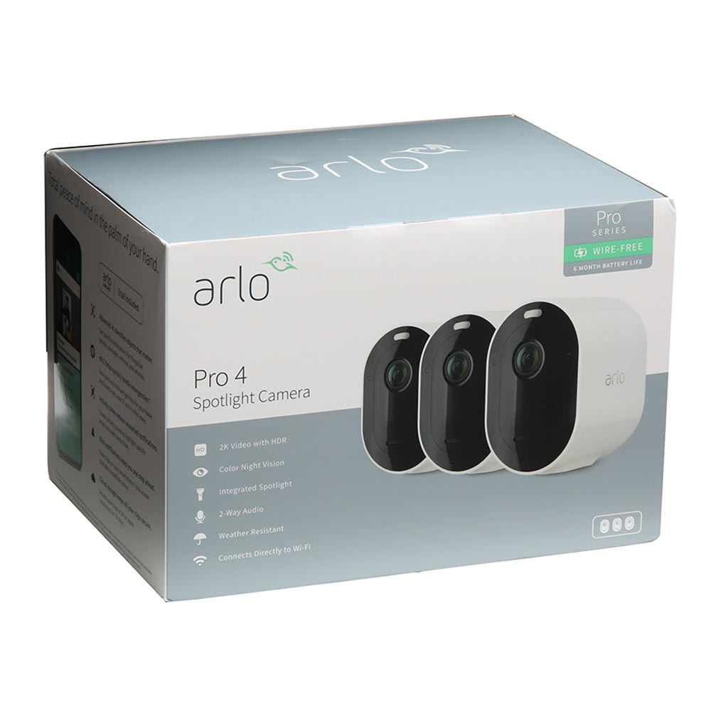 arlo pro 4 spotlight camera 3 pack