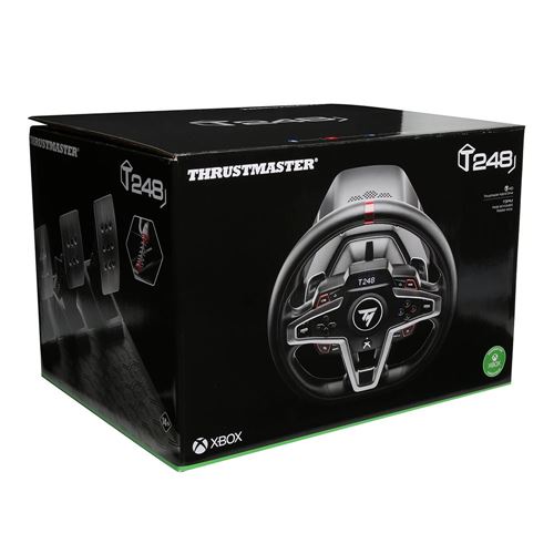 Thrustmaster T248, Magnetic Paddle Shifters, Dynamic Force Feedback, Racing  Information Screen - Racing Wheel & Magnetic Pedals for sale online