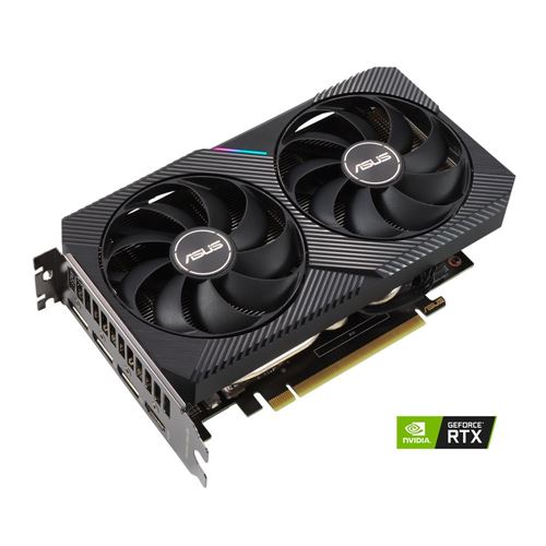 ASUS NVIDIA GeForce RTX 3060 Ti V2 Mini LHR Overclocked Dual-Fan