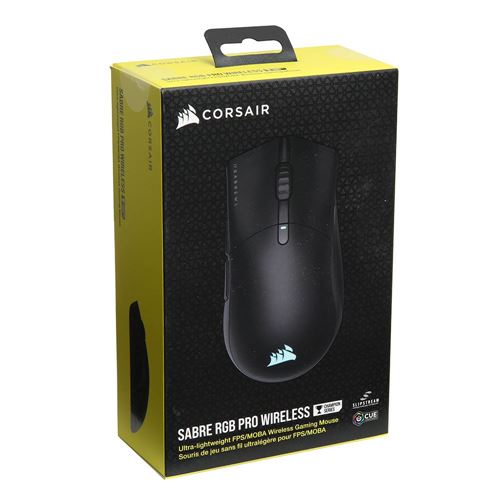 Sabre RGB Pro Wireless : une souris Corsair sans fil de 79 g !