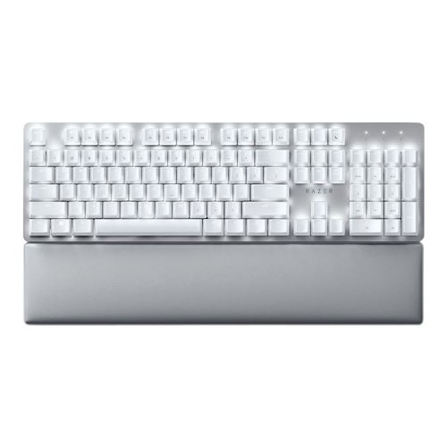 Razer Pro Type Ultra Wireless Mechanical Keyboard - White - Micro Center