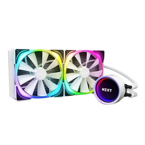 NZXT Kraken X63 RGB AIO Water Cooling Kit - White - Micro Center