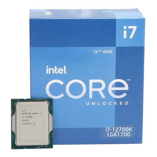 Intel Core i7-12700K Alder Lake 3.6GHz Twelve-Core LGA 1700 Boxed Processor  - Heatsink Not Included - Micro Center