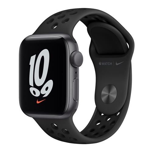 Apple Watch Nike SE GPS, 40mm Space Gray Aluminum Case with 